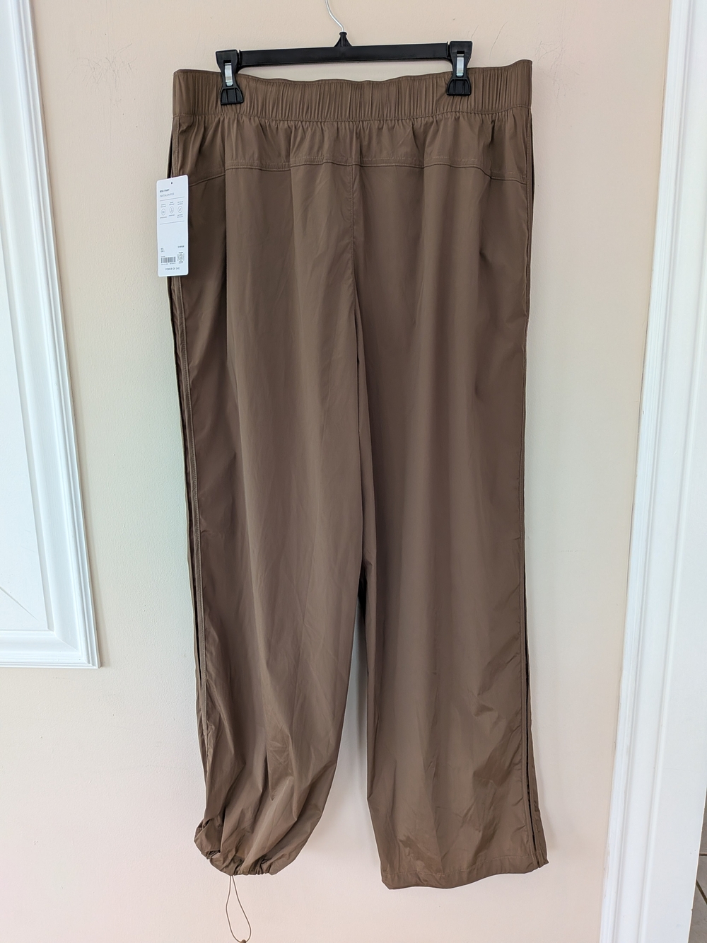 Athleta Rise Pant Women's X Large Taupe Wide Leg Travel Pants NWT - Picture 6 of 15